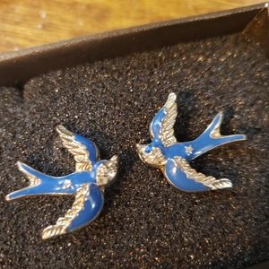 Betsy Johnson Vintage Navy Swallow